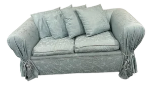 Vintage Turquoise Loveseat