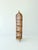 Vintage Boho Wicker Four-Tier Estagere Cylindrical Shelving Unit, 1970s, in Flawless conditions. Designed 1970 to 1979