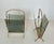 Metal Pair of Bronze Faux Bamboo Magazine Racks by Maison Baguès For Sale - Image 7 of 12