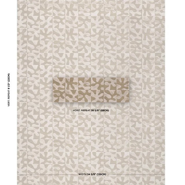 Modern Dance Velvet derives its wonderful grid of organic amorphous forms from Matisse cutouts. Rendered in different...