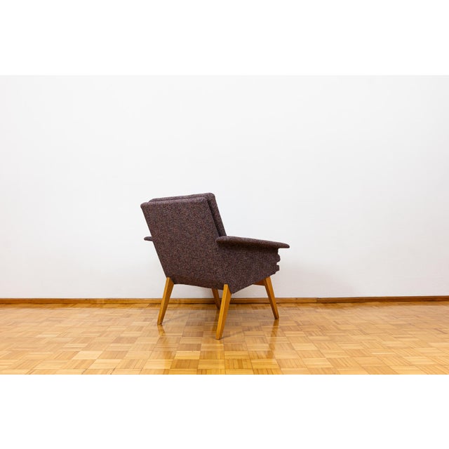 1960s Mid-Century Armchair, Former Czechoslovakia, 1960s For Sale - Image 5 of 13