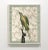 Surrealism "Hummingbird Floral in Sage Green" Contemporary Bird and Botanical Print For Sale - Image 3 of 4