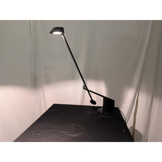 Black Black Office Lamp by R. Bonetto for Guzzini, 1980s For Sale - Image 8 of 10