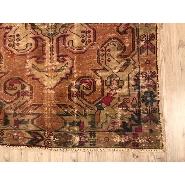 Handmade Anatolian Vintage Tribal Rug- 4′3″ × 7′1″ For Sale - Image 10 of 11