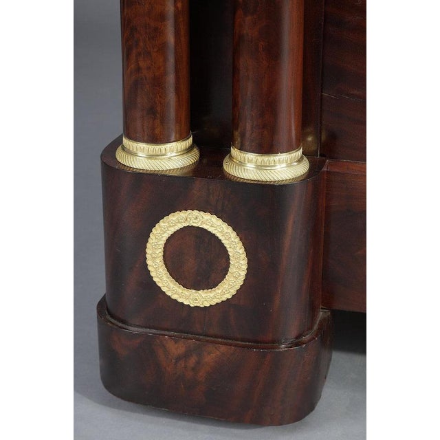 19th Century Restoration Period Mahogany and Gilt Bronze Sofa Bed, 1820s For Sale - Image 11 of 14