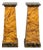 Faux-Marbre Wooden Pedestals, 1880, Set of 2 For Sale