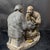 Vintage Shiwan Ware "Shared Joy" Figurine | Handmade Ceramic Elderly Couple Sculpture | 13" Wide For Sale - Image 4 of 9