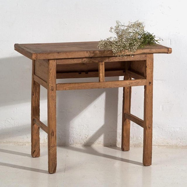 Antique Wooden Console Table For Sale - Image 9 of 9