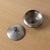 Silver 1930s French Pewter Floral Vide Poche With Lid For Sale - Image 8 of 11