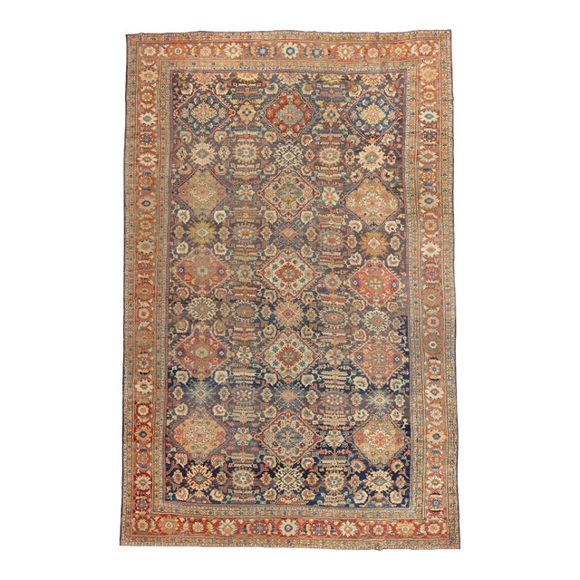 Antique Zabihi Collection Persian Mahal Rug - 12'4" x 19'6" For Sale