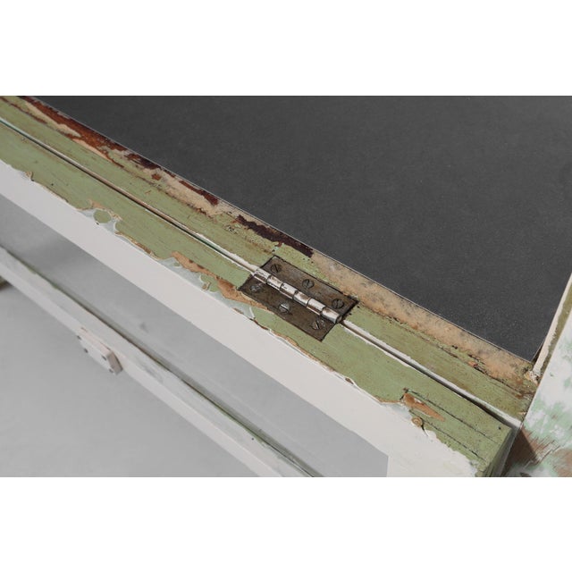 Large Antique Rustic Oak Display Case, 1890s For Sale - Image 9 of 18