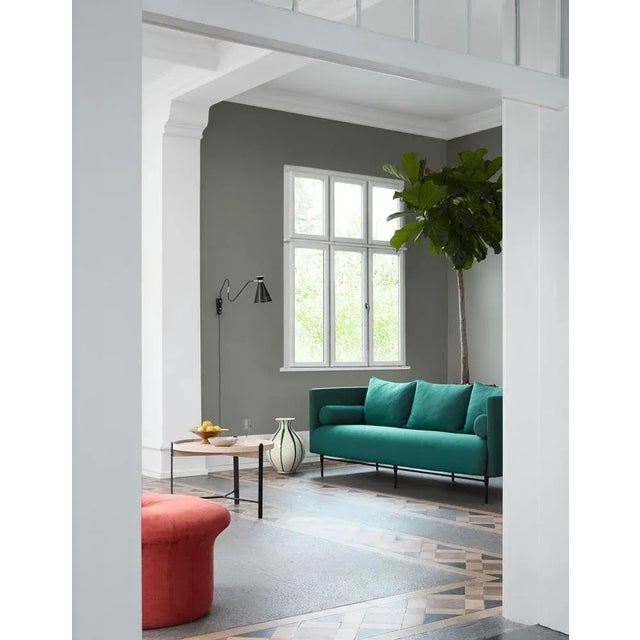 Contemporary Galore Three-Seater in Dark Teal by Warm Nordic For Sale - Image 3 of 9