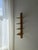Wood Mid Century Solid Oak Asymmetrical Wall Rack For Sale - Image 7 of 10