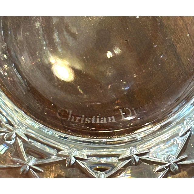 Elevate your barware collection with this exquisite Christian Dior “Étoile” crystal ice bucket, a timeless example of mid-...