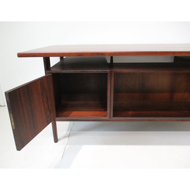 Kai Kristiansen Executive Rosewood Desk for Feldballes Denmark For Sale - Image 14 of 17