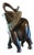 Mid Century Hand-Carved Dark Hardwood Elephant, 1970s For Sale