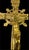 French Antique French Gilt Bronze Altar Crucifix For Sale - Image 3 of 5