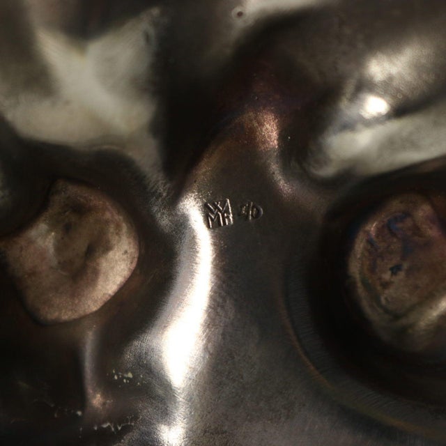 Art Nouveau WMF Fairy With Dove, Lily Visiting Card Tray For Sale - Image 10 of 11