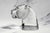 A striking example of Baccarat crystal craftsmanship, this vintage solid crystal sculpture captures the powerful presence...