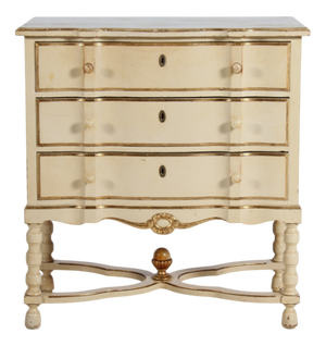 Danish Empire Style Cream Pine Chest of Drawers by Josef Frank, 1930s