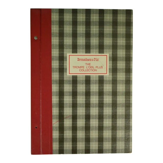 Brunschwig & Fils 'The TompeL'Oeil' Plus Collection Vol 36 C1989 Swatch Book For Sale