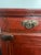 Late 19th Century Late Qing Dynasty Red Lacquer Elmwood Accent Cabinet - Distressed Finish For Sale - Image 5 of 12