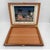 Early 21st Century Vintage Montecristo Wood Cigar Box Parisian Artist Michel Delacroix Design For Sale - Image 5 of 9