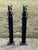 Pair of Antique Horse Head Hitching Posts Cast Iron Heads For Sale - Image 9 of 9