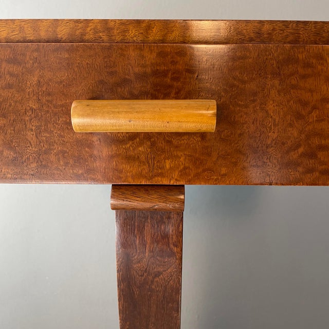 Italian Art Deco Bedside Tables in Wood, 1930s, Set of 2 For Sale - Image 6 of 15