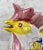 Vintage Italian Majolica Porcelain Pottery Rooster Ewer Creamer For Sale - Image 6 of 9