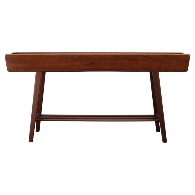 Mid-Century Danish Wooden Planter Box with Teak Base, 1960s For Sale - Image 10 of 10