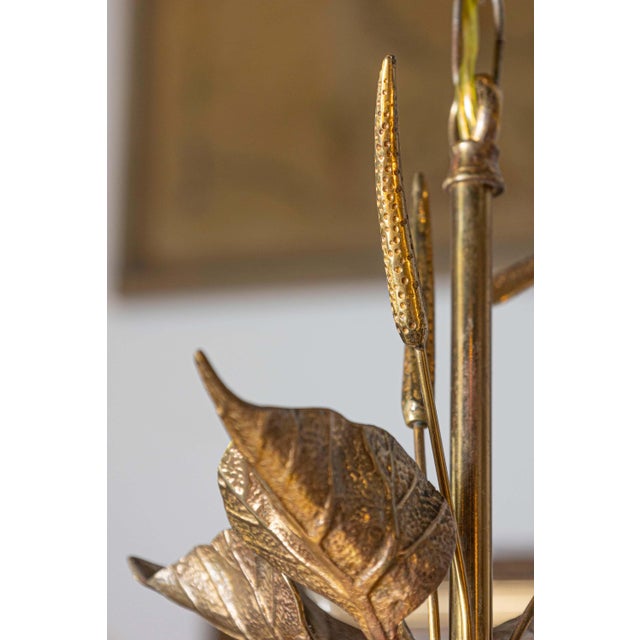 Gold Mid 20th Century French Maison Charles-Inspired Gilt Bronze Chandelier For Sale - Image 8 of 10