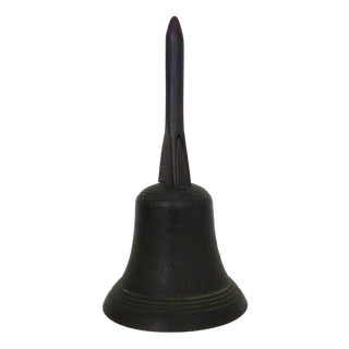 House Table Bell in Bronze For Sale