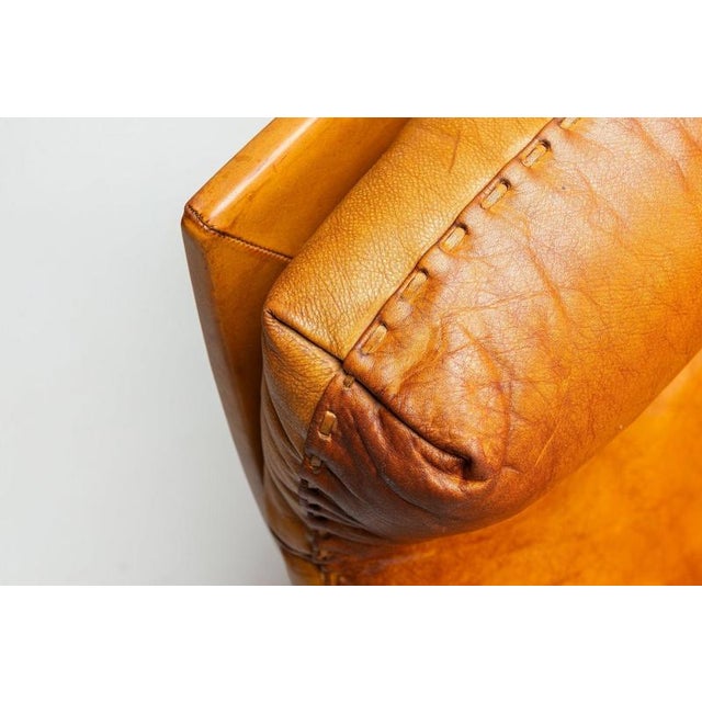 Vintage DS-31 High-Back Lounge Chair in Naturel Leather from de Sede, 1970 For Sale - Image 18 of 18