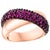 2020s 3 Carat Ruby 18 Karat Rose Gold Cross Over Ring 13 Grams Size 8 For Sale - Image 5 of 8