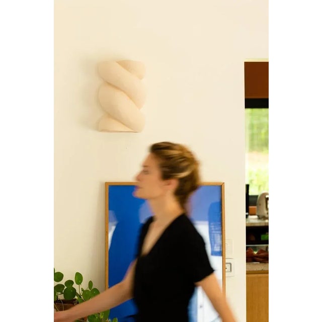 Giant White Babka Sconce by Di Fretto For Sale - Image 9 of 12