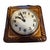 1970s JUNGHANS Quartz Wall clock, kitchen clock Ceramic Very stylish Brown Fully functional and in top condition Ceramic...