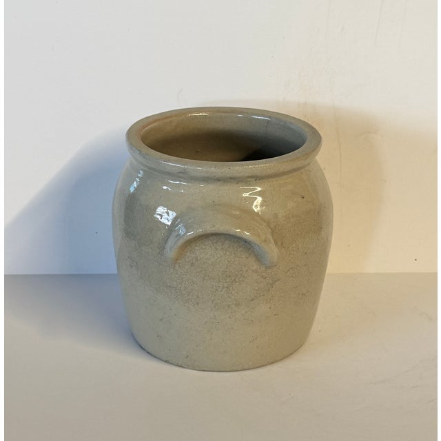 Early 20th Century French Stoneware Confit Pot For Sale - Image 5 of 9