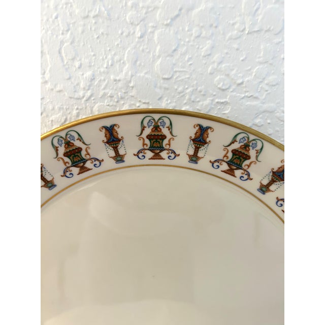 Lovely large bone China serving platter in Lenox's "Lido" pattern with 24K gold accents. Would also be perfect for use as...