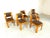 Vintage Brutalist Dining Chairs, 1970s, Set of 6 For Sale - Image 10 of 10