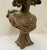 Bronze Antique French Art Nouveau Cast Iron Bust of a Bonneted Coquette, Signed Jacobs For Sale - Image 8 of 9