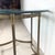 1970s Neoclassical Brass and Octagonal Glass Accent Side Table in the Style of La Barge For Sale In Philadelphia - Image 6 of 16