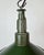 Mid-Century Modern Industrial Green Enamel Military Pendant Lamp with Cast Aluminium Top, 1960s For Sale - Image 3 of 18
