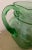 Mid Century Modern Hand Blown Green Glass Pitcher For Sale - Image 4 of 6