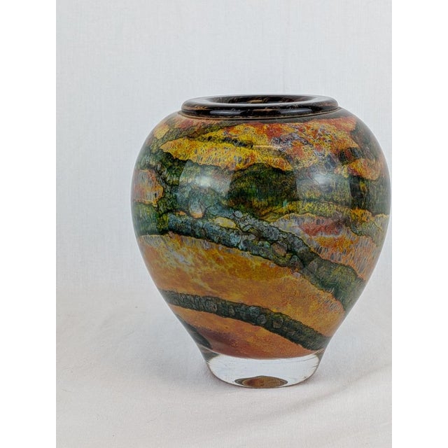 Blown Glass Vase by Jean Claude Novaro, 1990s For Sale - Image 3 of 7