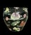 Huge Chinese Famille Noire Black Porcelain Jardiniere, Mandarin Ducks, Birds & Lotus Pond Goldfish Bowl Planter, Signed, Hong Kong For Sale - Image 12 of 14