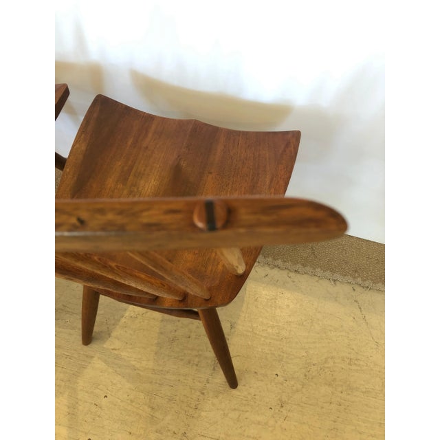 1950s Vintage George Nakashima "New Chairs"- A Pair For Sale - Image 10 of 13
