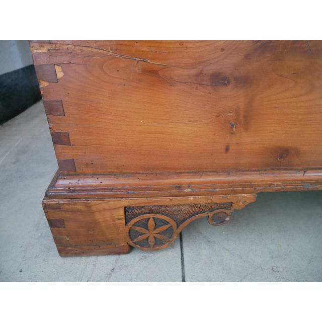 Brown Antique Cherry Chest, 1890s For Sale - Image 8 of 16