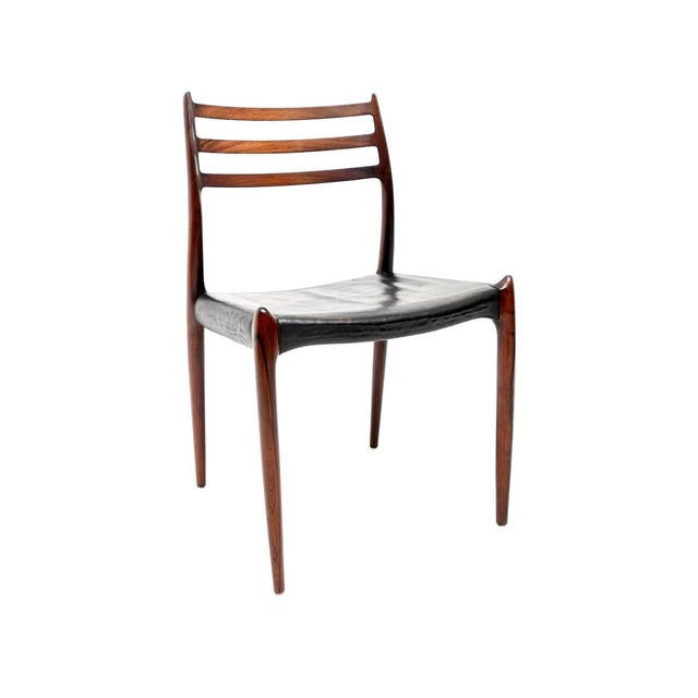 Danish Model 78 and 62 Dining Chairs attributed to Niels Moller for J.L. Møllers, 1960s, Set of 6 For Sale - Image 10 of 17
