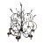 Ironware International Whimsical 8- Light Chandelier For Sale